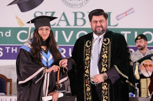Graduate Honoured by the Chancellor